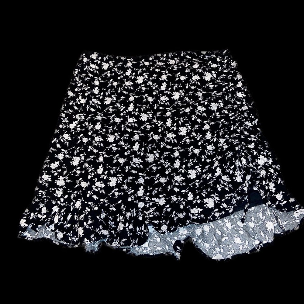 Floral Mini Skirt